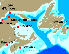 Figure 1b : Stations fixes du PMZA Figure 1b : Stations fixes du PMZA