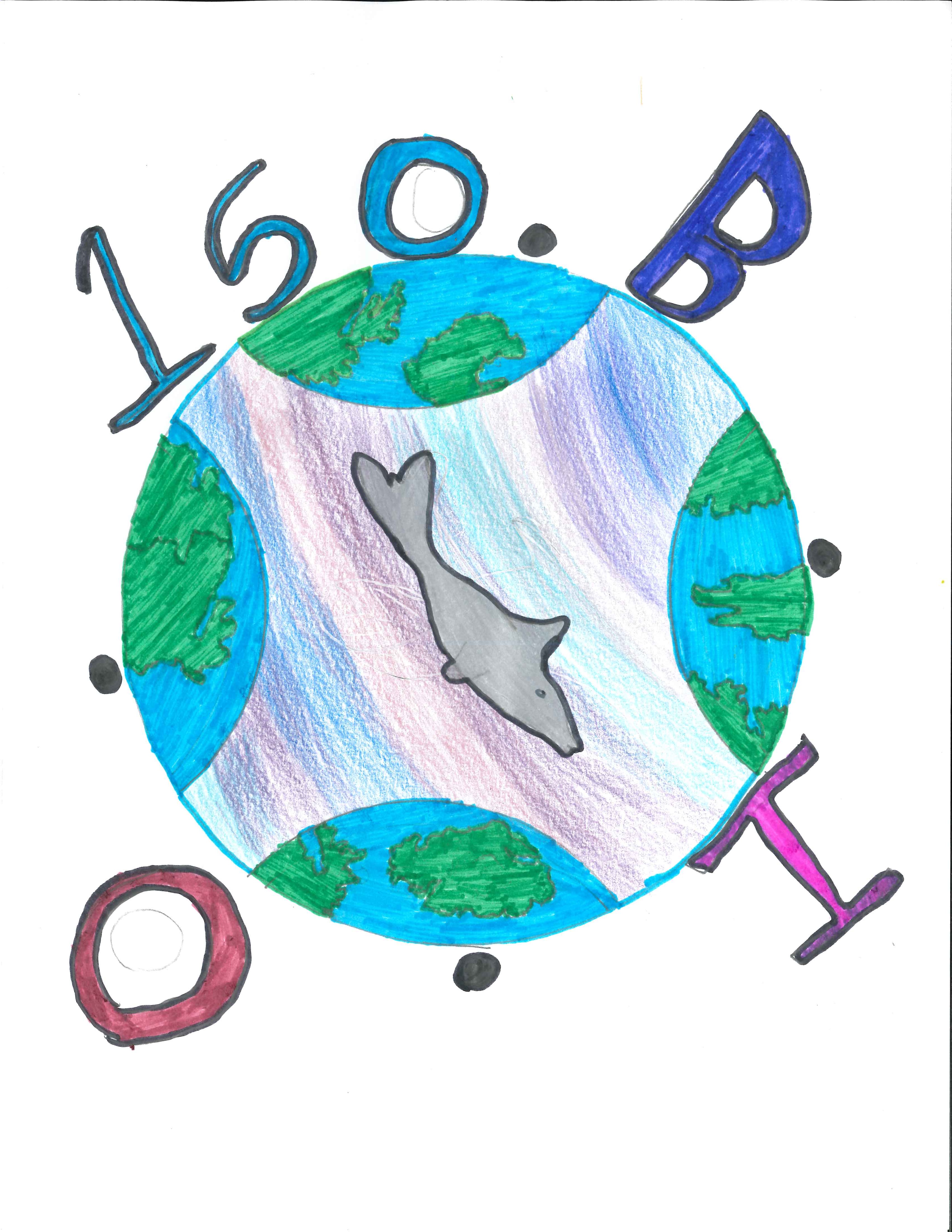 Third Prize: Emily V. Grade 6. "Shark earth"