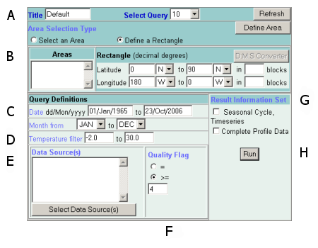 Figure 1 : The query screen